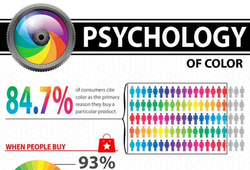 Colour selection infographic