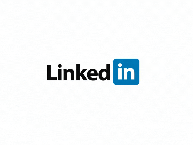 Linkedin animated logo