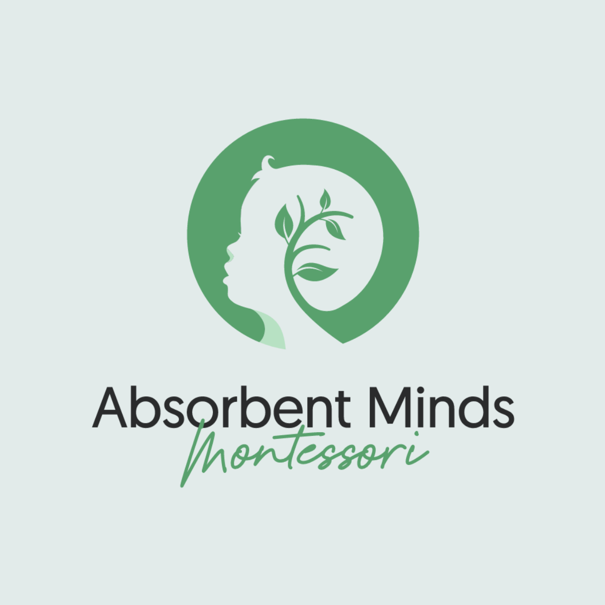 Absorbent Minds Montessort Logo Design