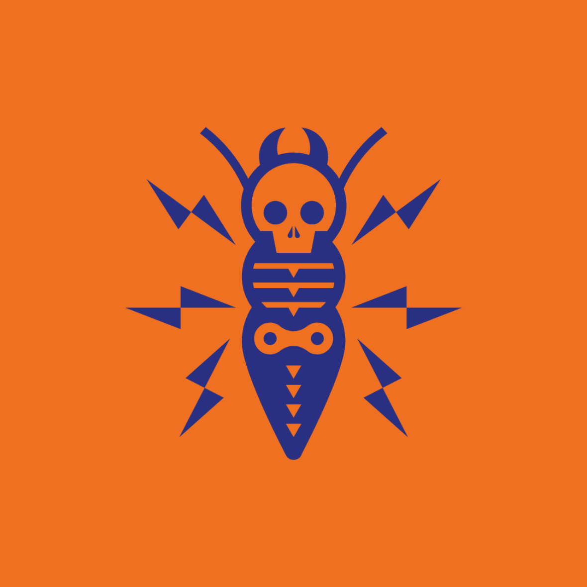 Hardcore Pest Control Logo Design