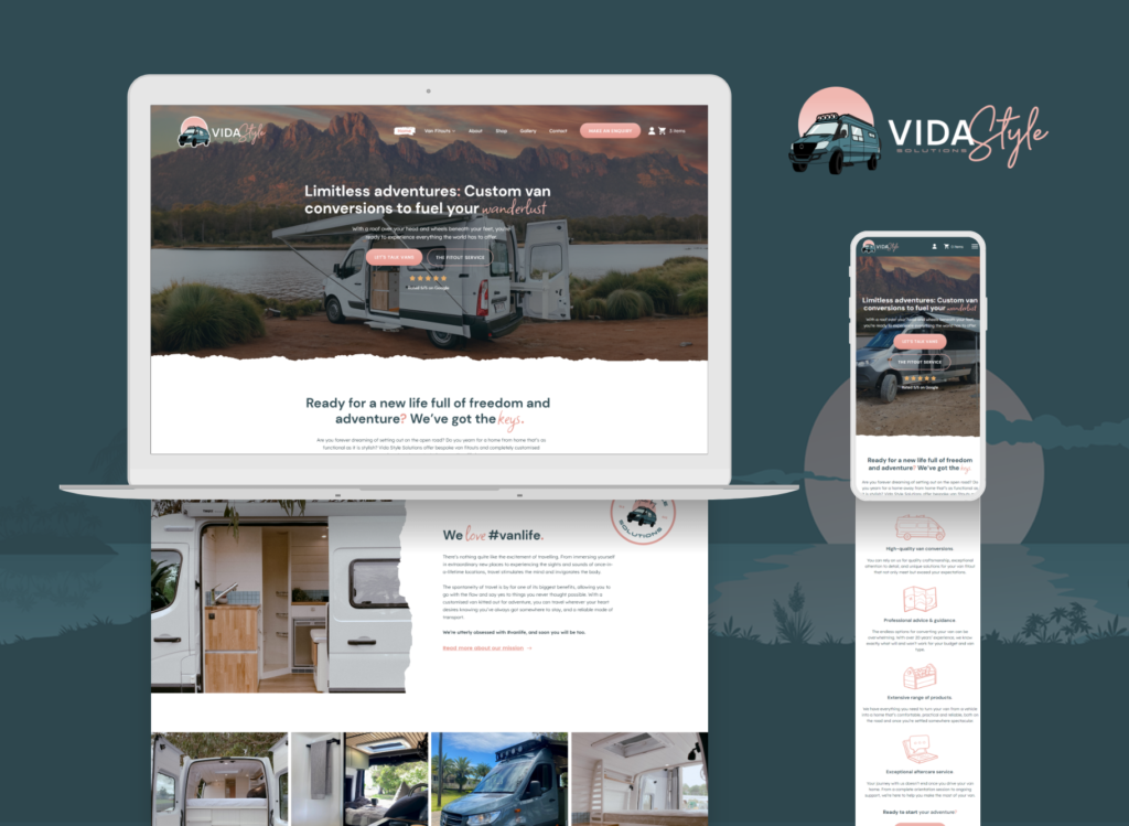 Website Design for Vida Style Solutions