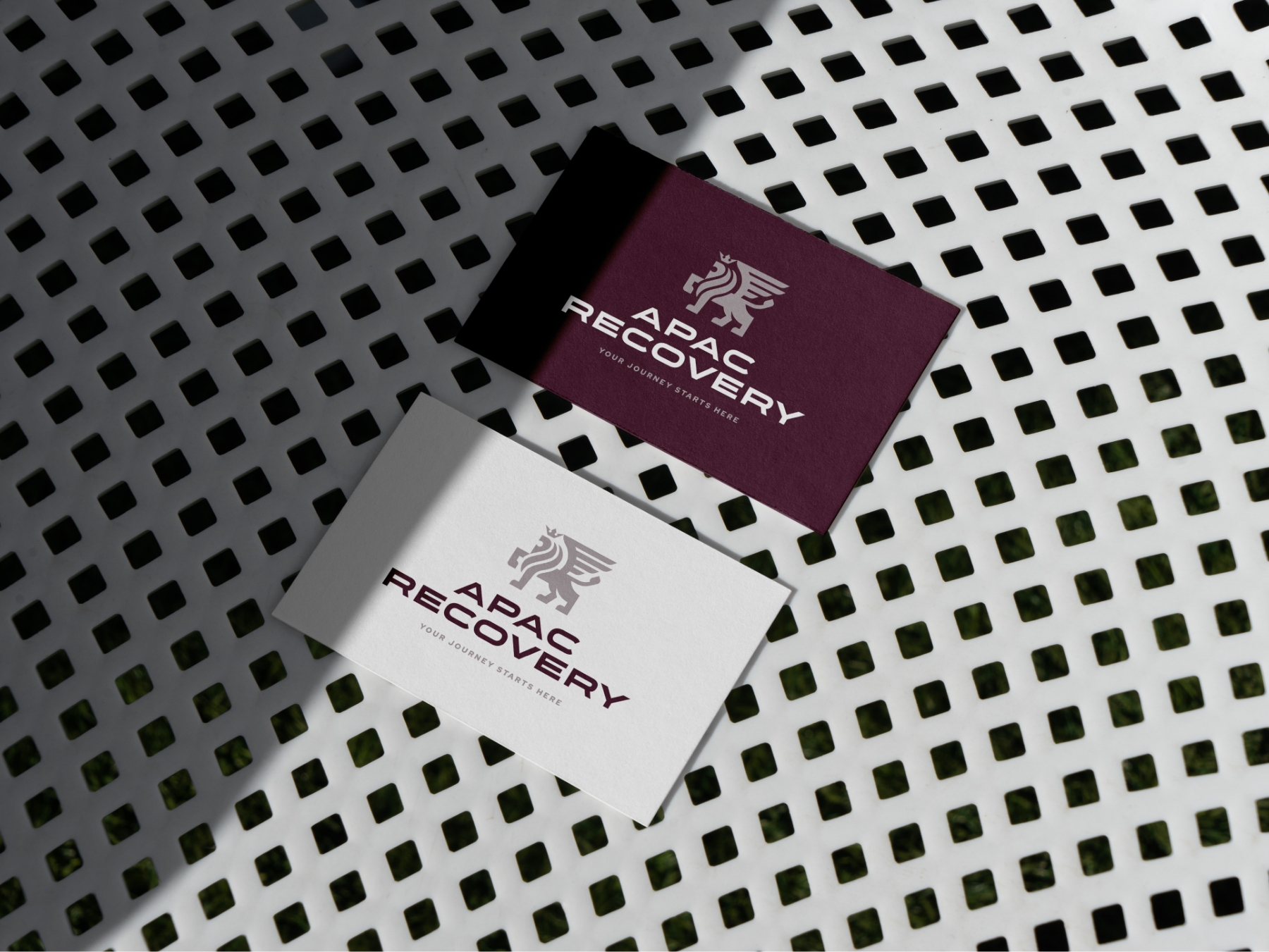 APAC Recovery Logo Business Card