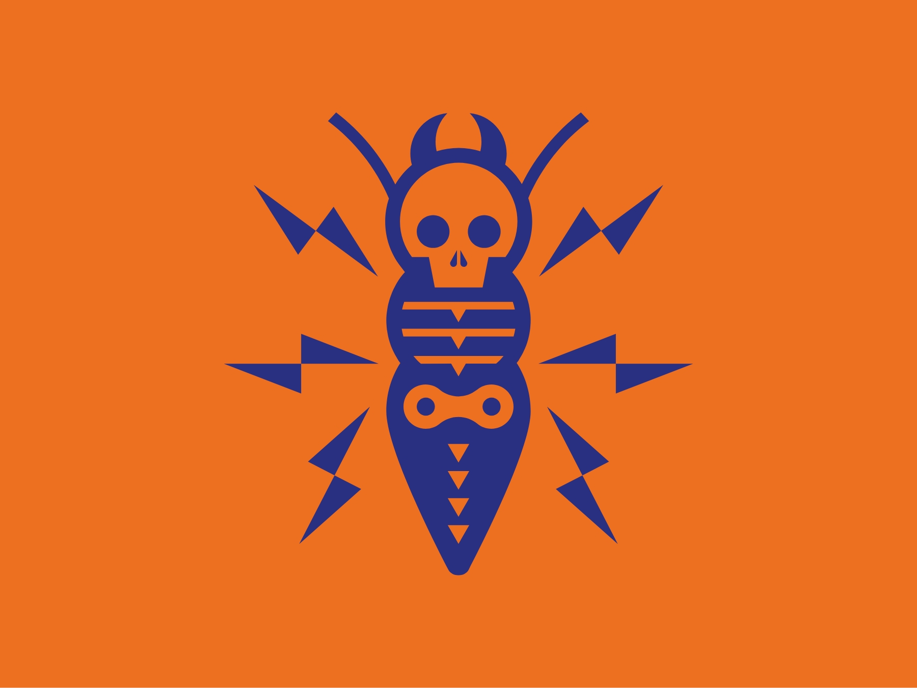 Hardcore Pest Control Logo Icon
