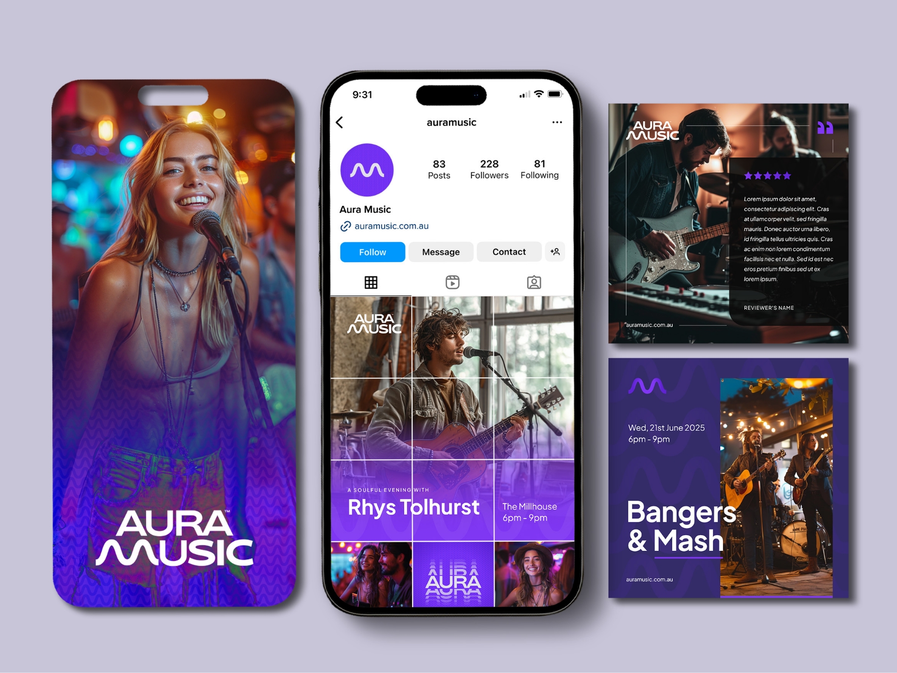 Aura Music Instagram Posts And Stories
