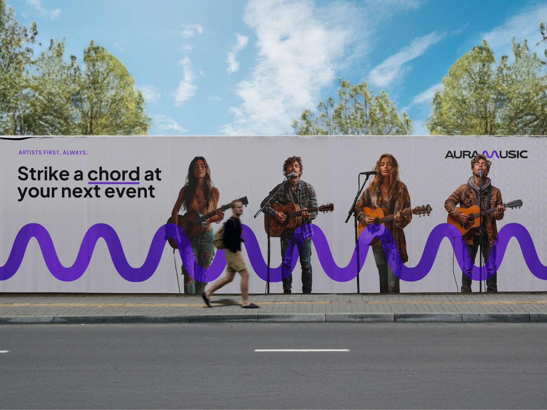 Aura Music Urban Poster