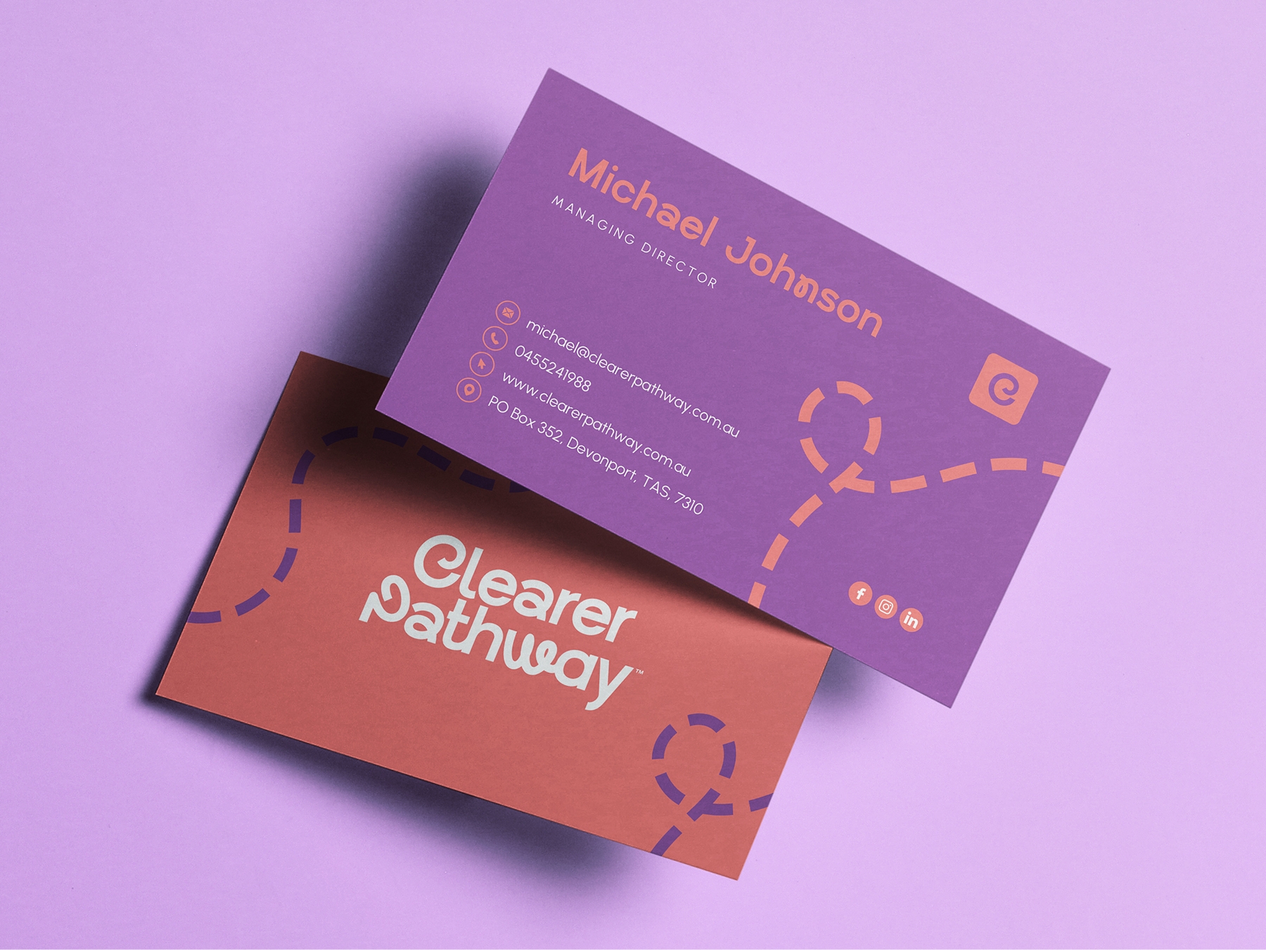 Clearer Pathway Business Cards