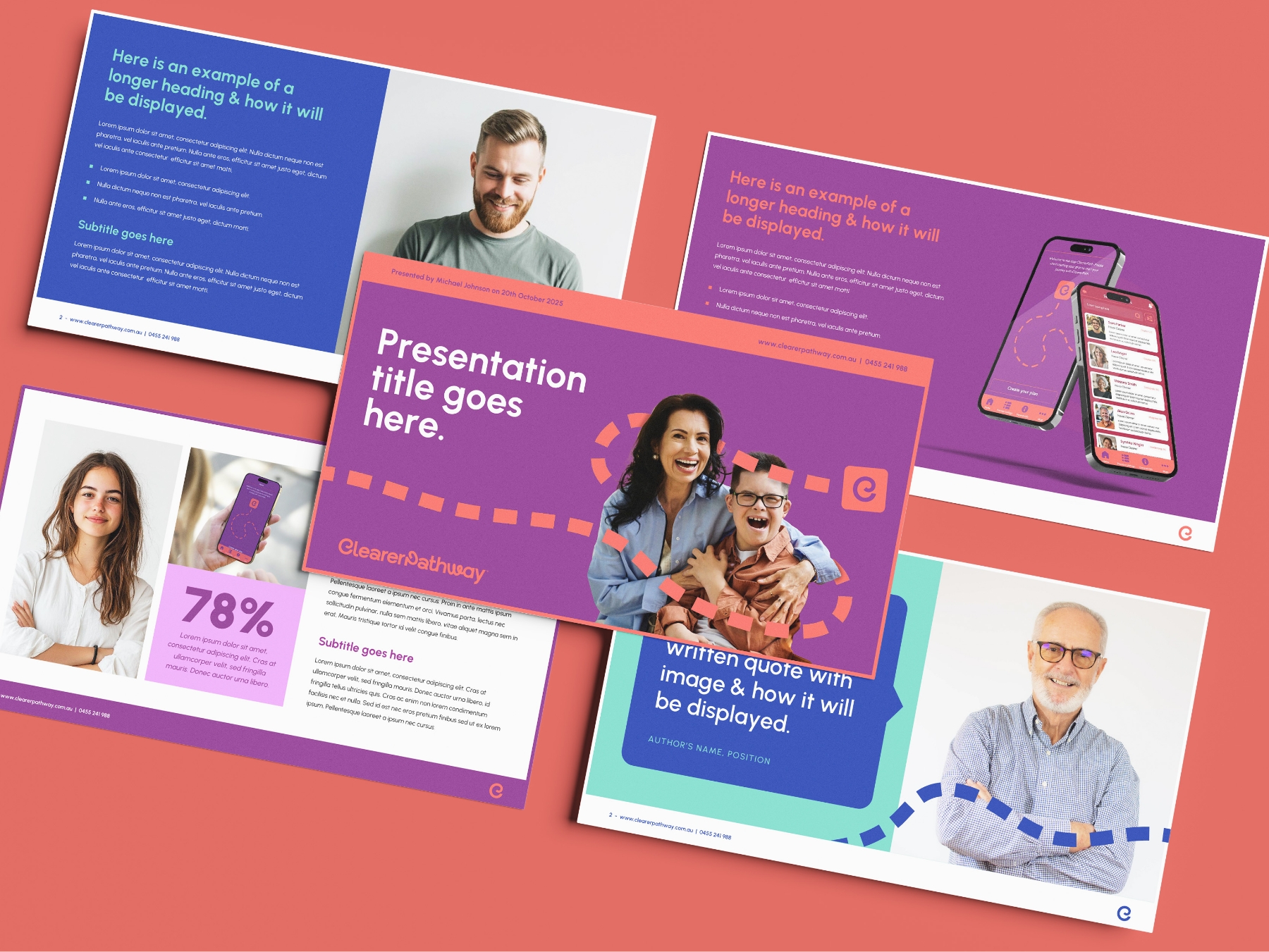 Clearer Pathway Ppt Template