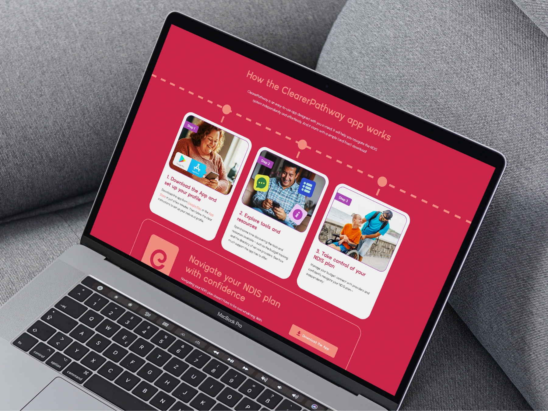 Clearer Pathway Web Screen