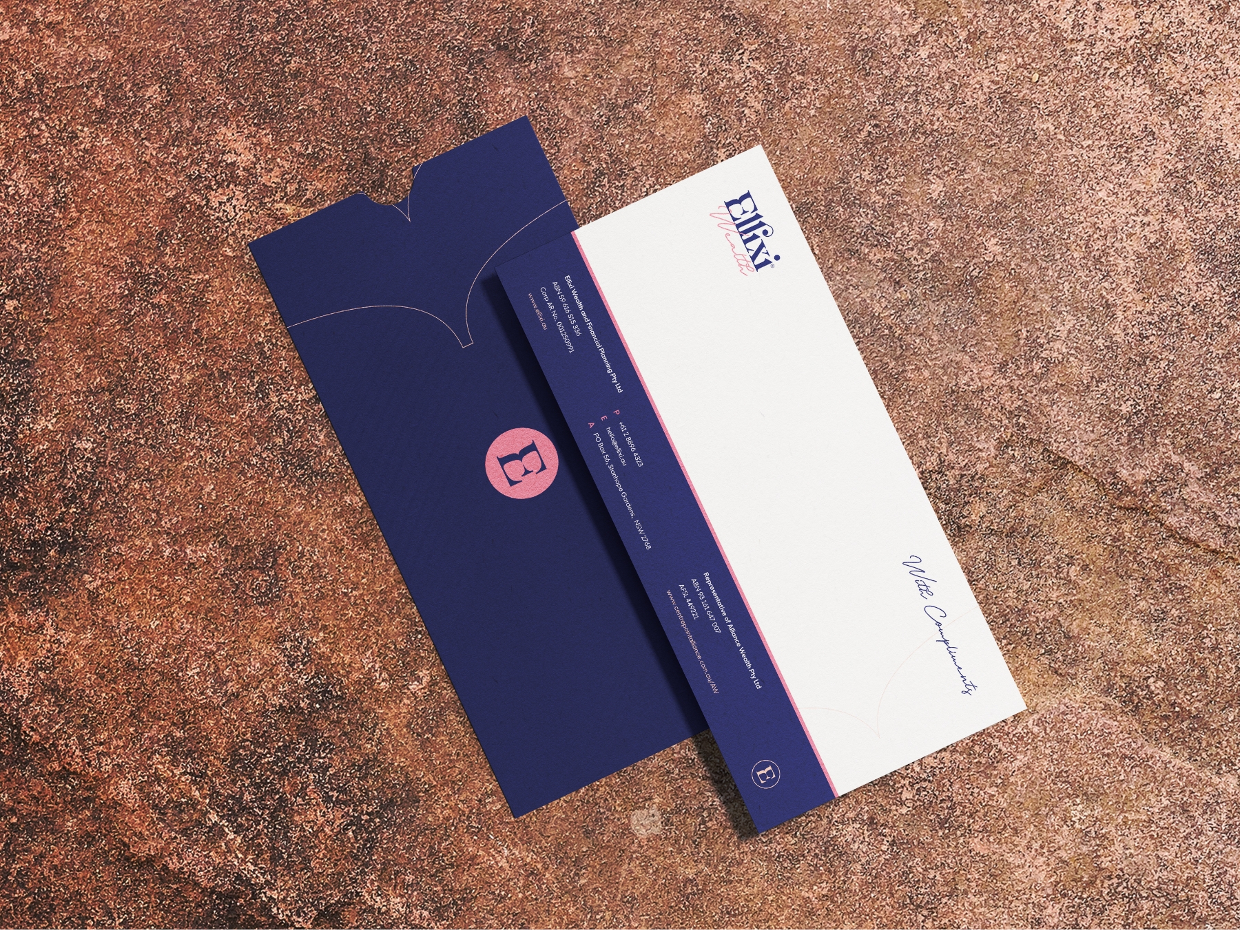 Ellixi With Compliments Card