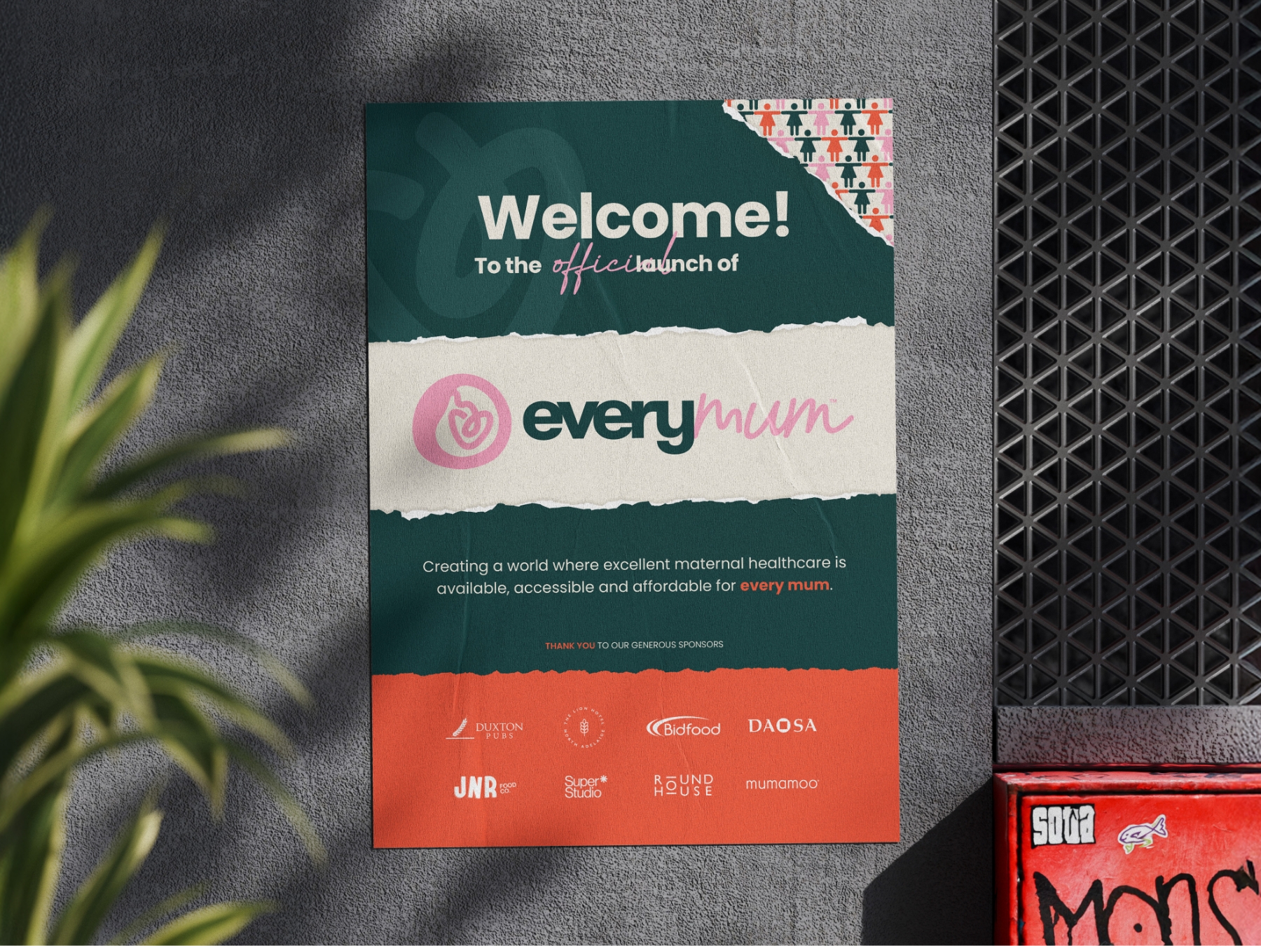Every Mum Event Welcome Poster
