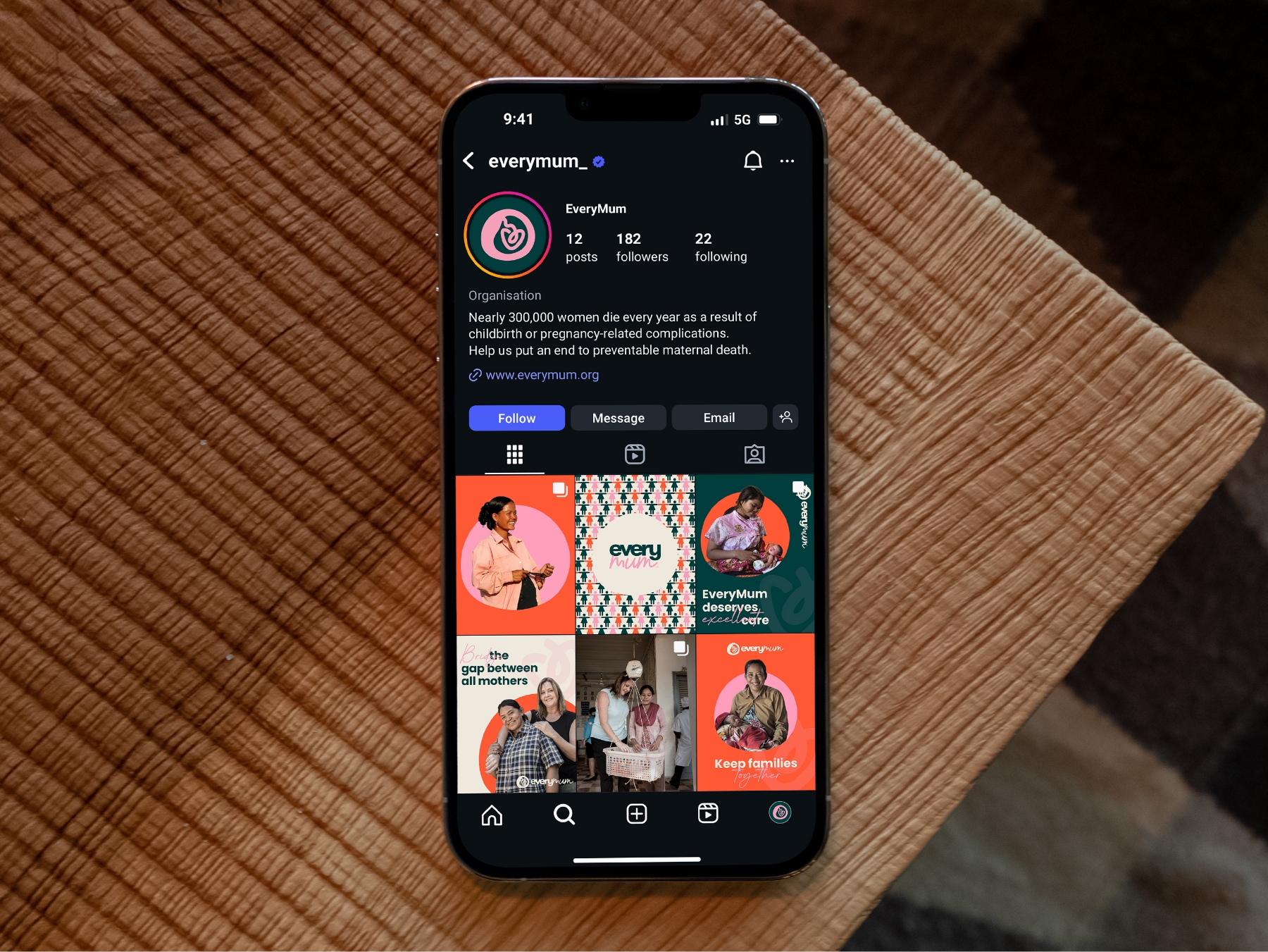 Every Mum Instagram Profile Grid