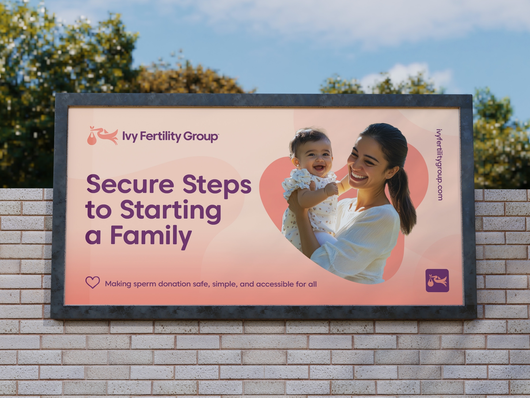 Ivy Fertility Group Billboard