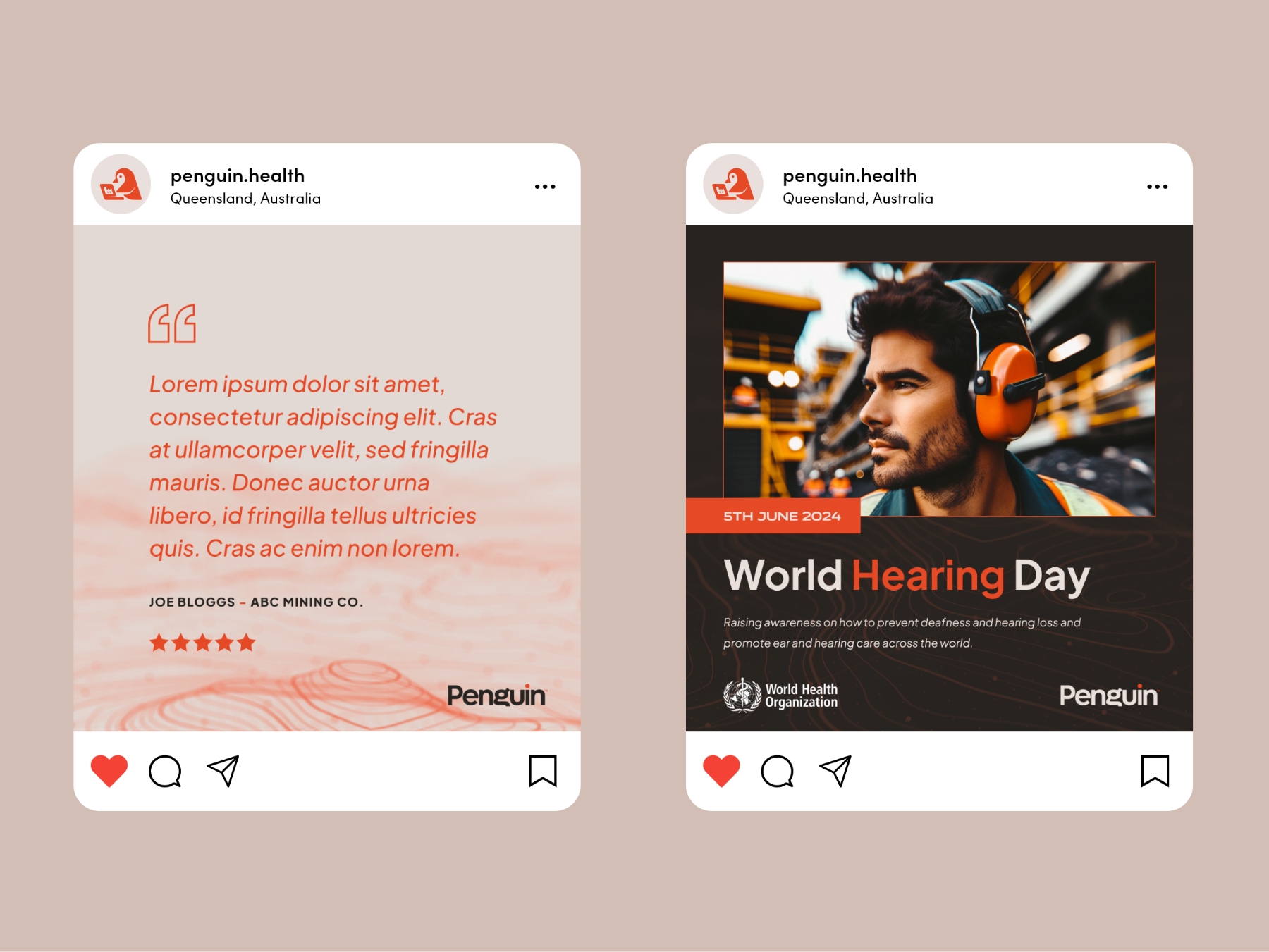 Penguin Health Solutions Instagram Posts