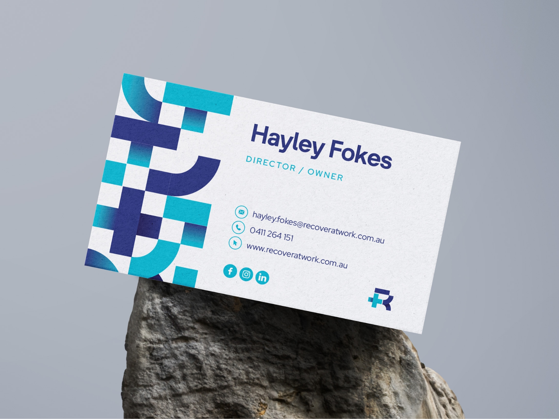 Recover@work Business Card