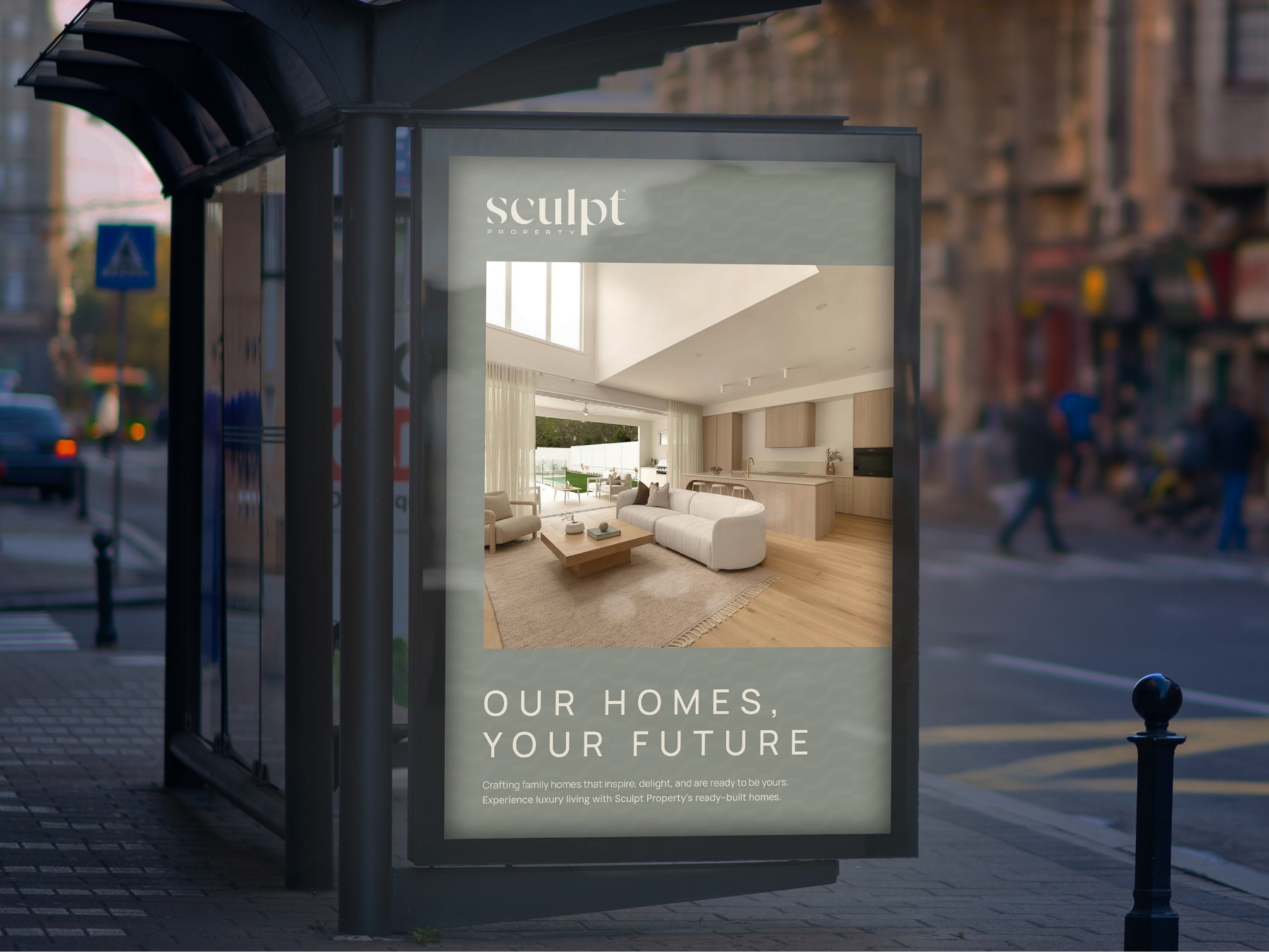 Sculpt Bus Shelter Lightbox