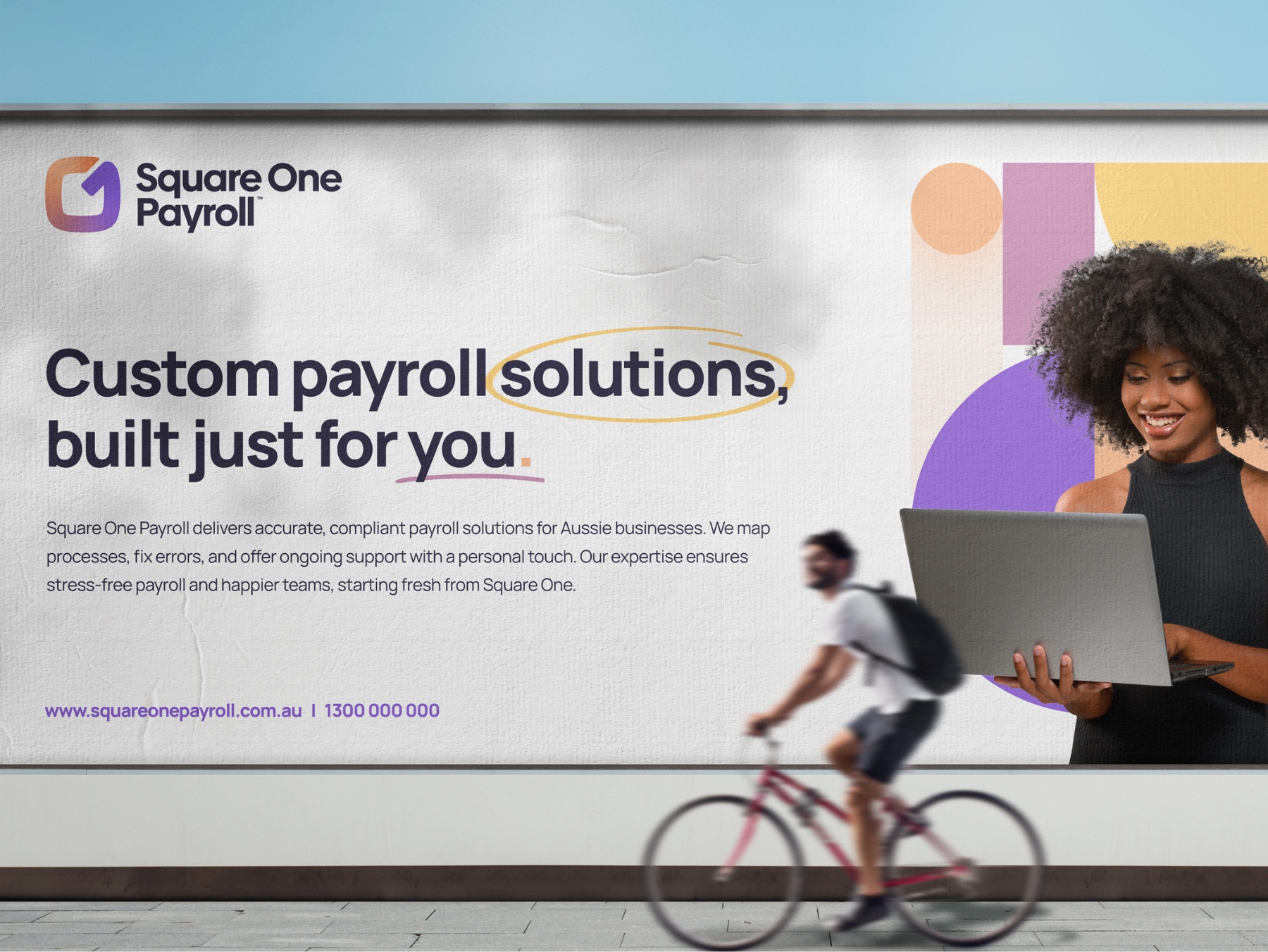 Square One Payroll Billboard