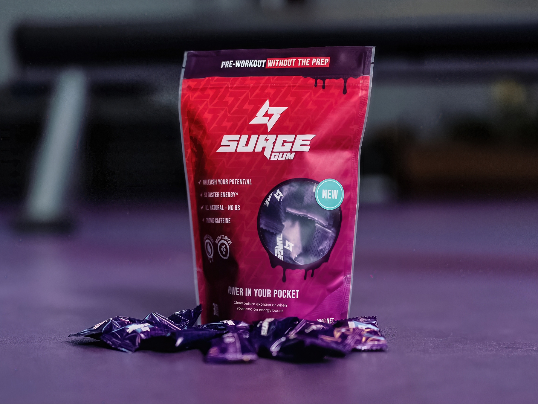 Surge Gum 1 Packaging Design