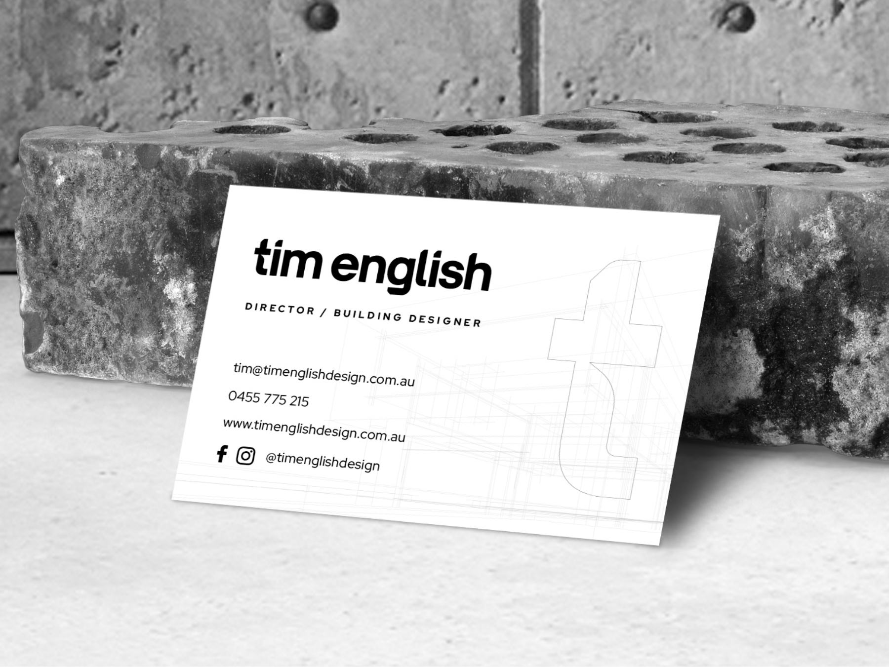 Tim English Business Card