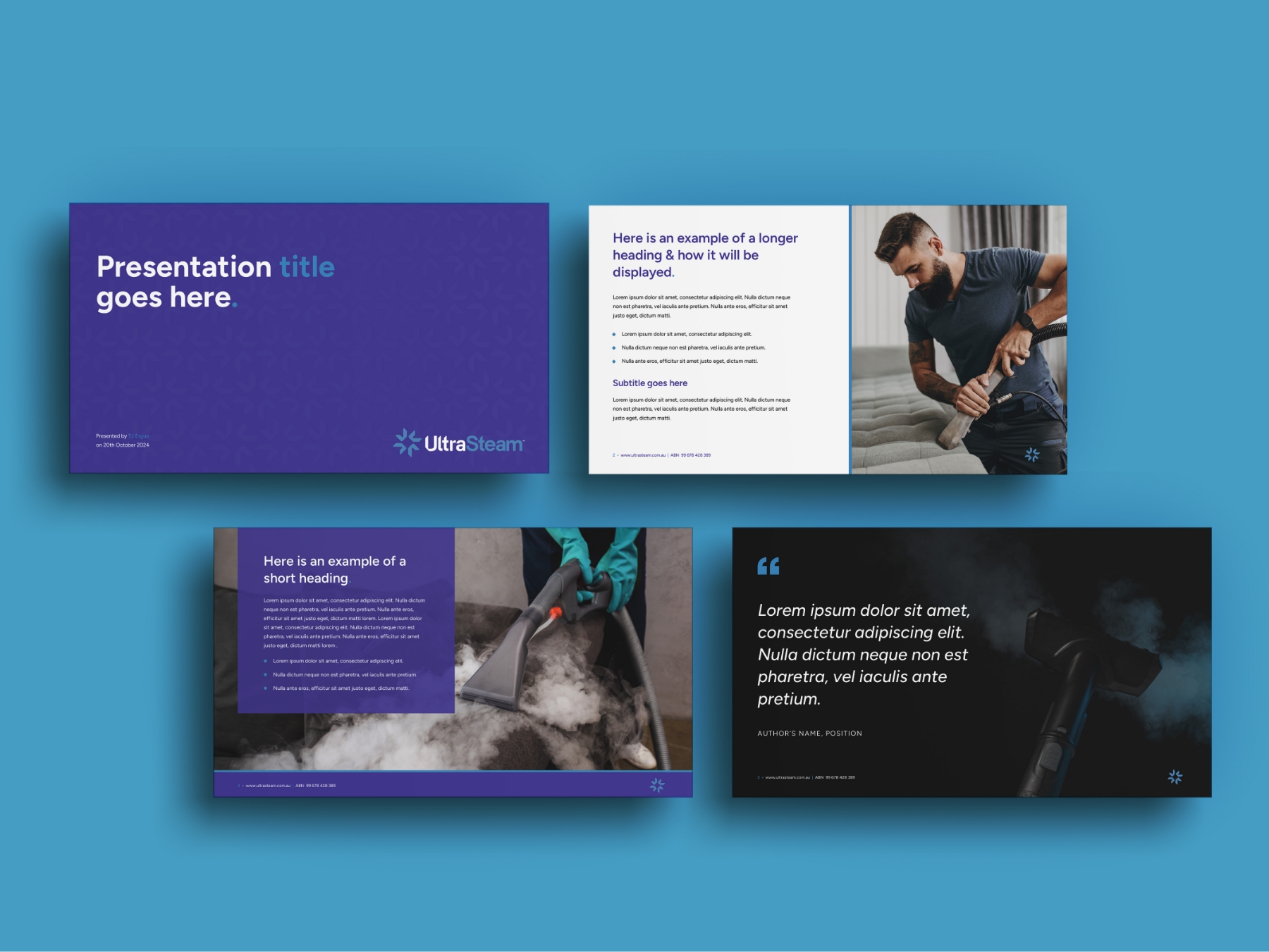 Ultra Steam Ppt Template