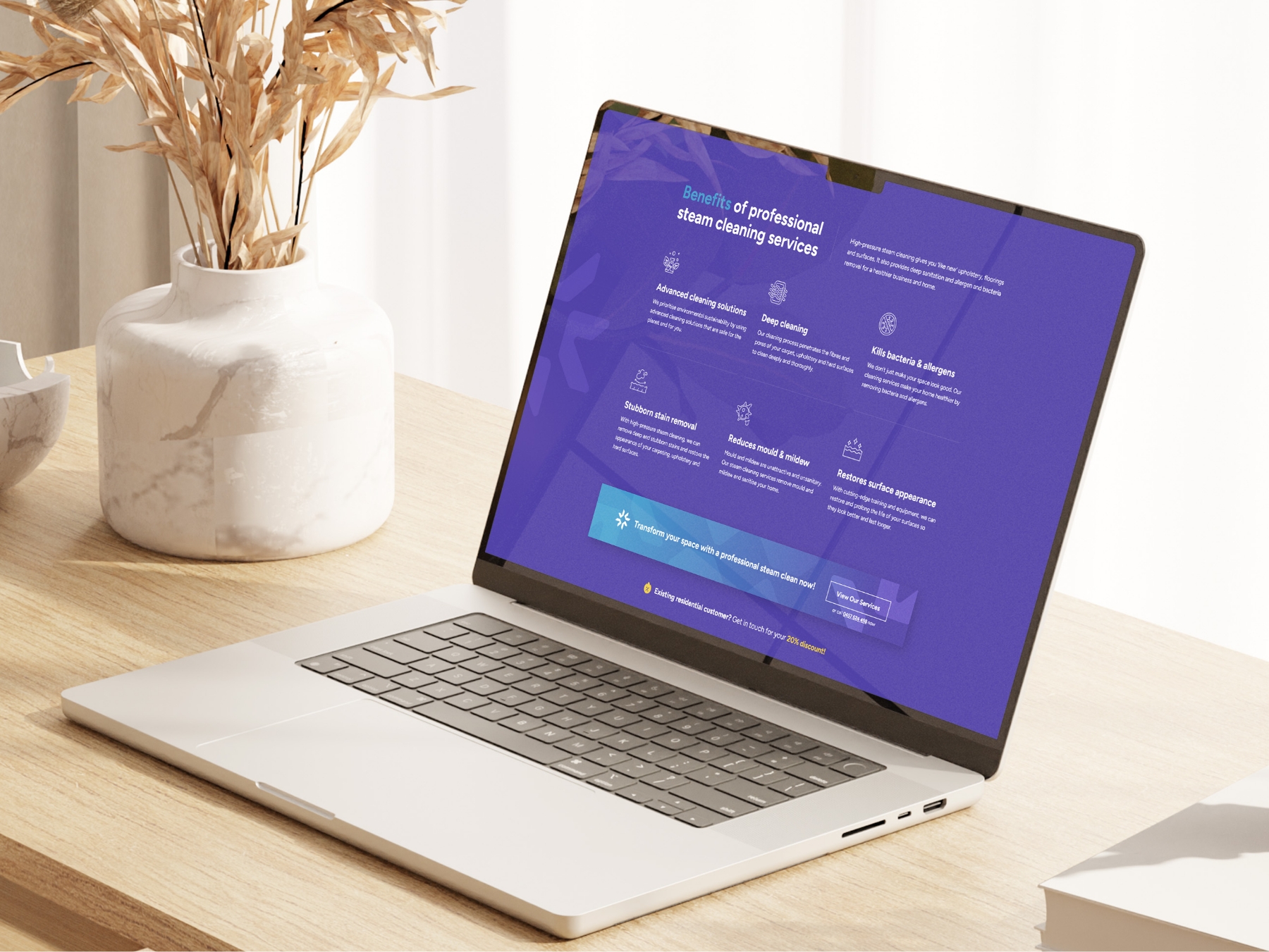 Ultra Steam Web Screen