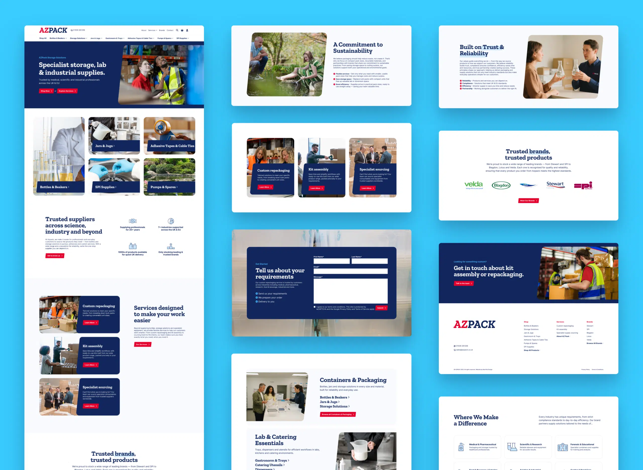 AZPACK Website Design