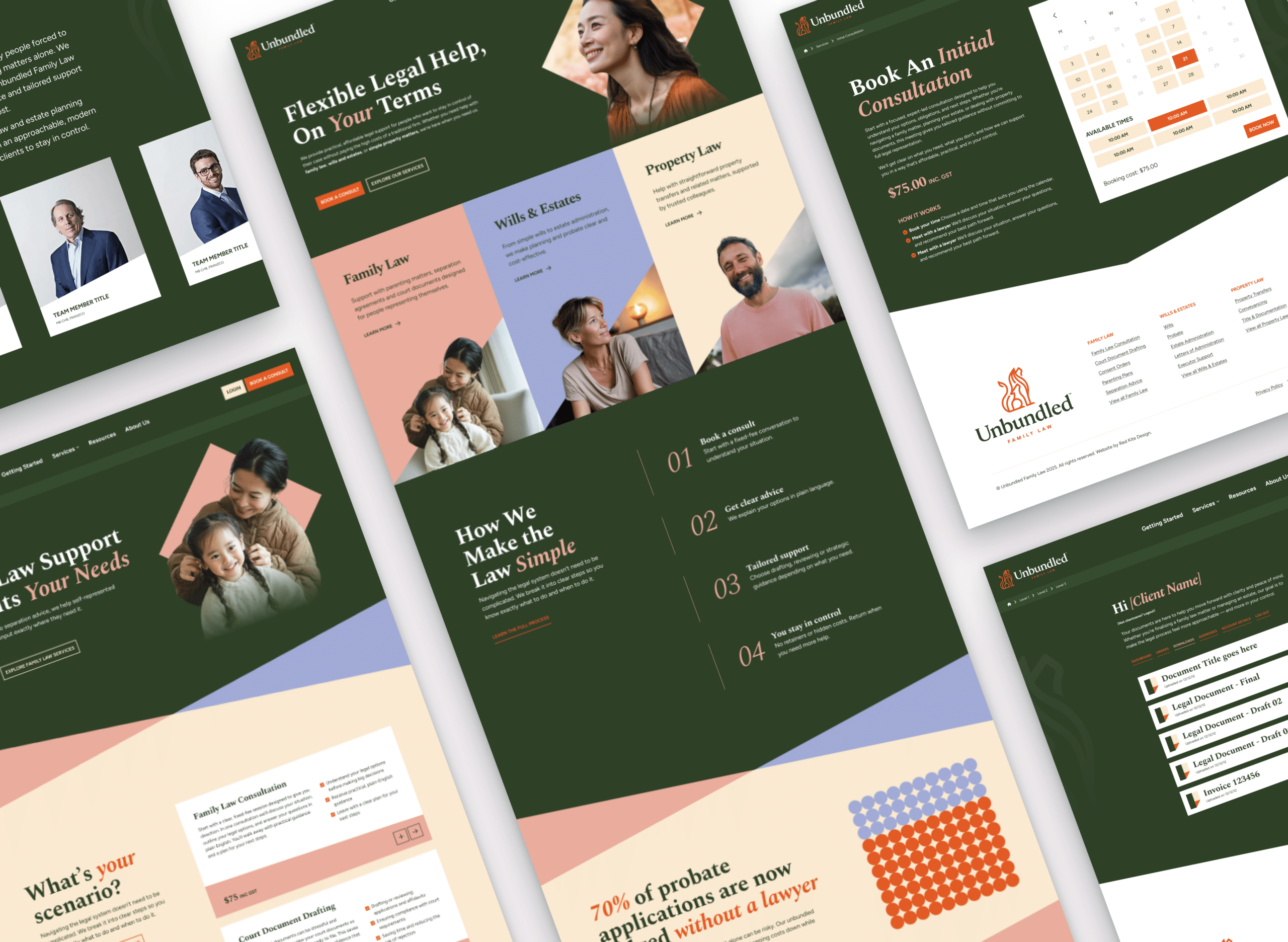 Unbundled Law Website Design