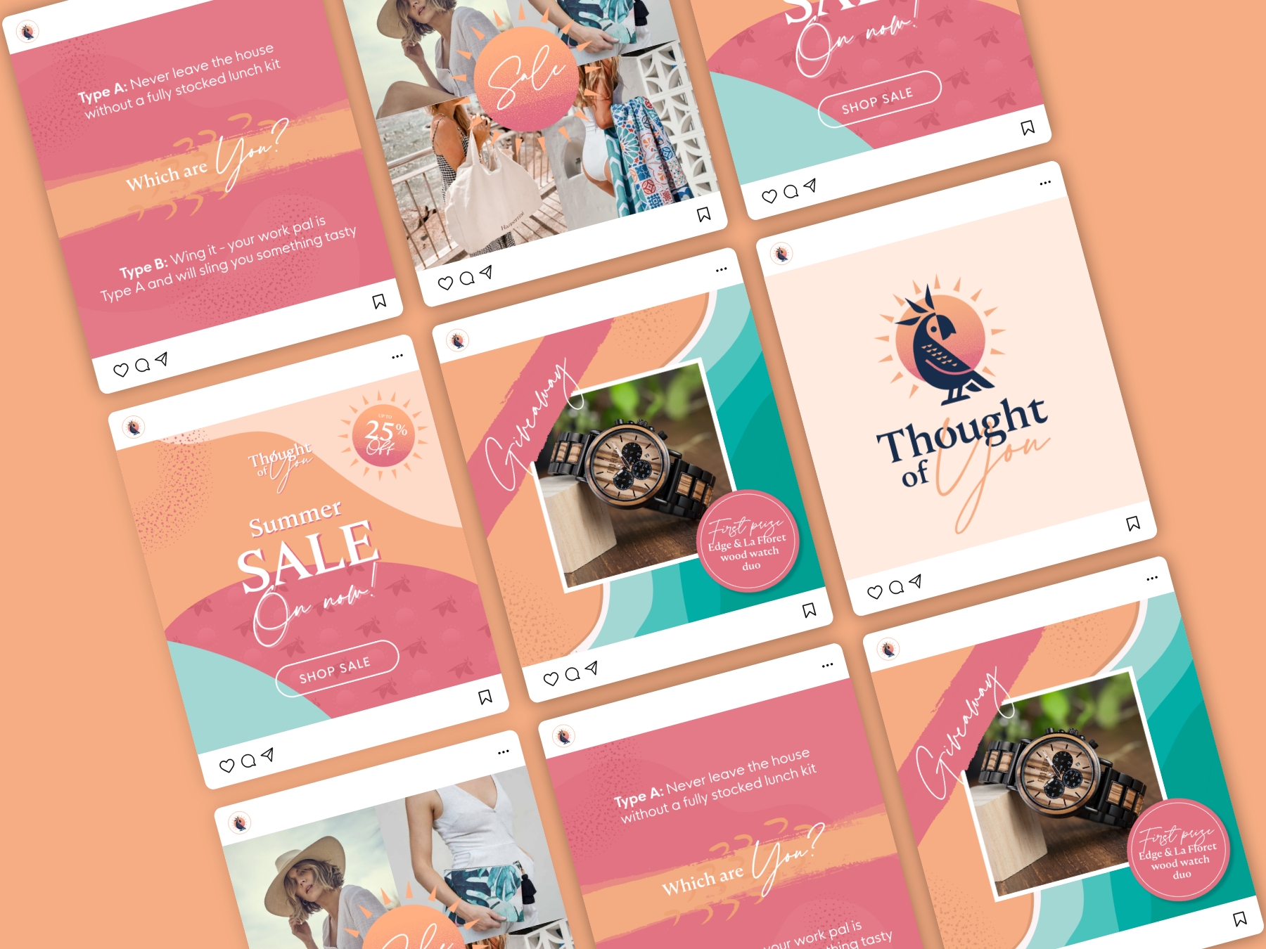 Thought of You Social Media